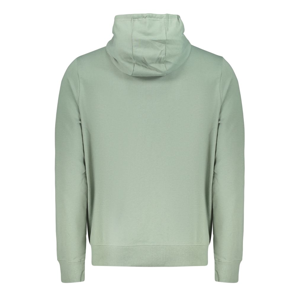 Hooded Sweatshirt Hoodie by Norway 1963 for men in cotton green features a slouchy chic silhouette, detailed with a slouchy chic and a signature hooded neckline for an elevated aesthetic.
