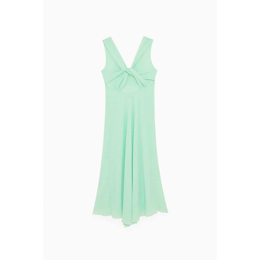 Patrizia Pepe Women's Gown Sleeveless Polyester Long Dress - Green