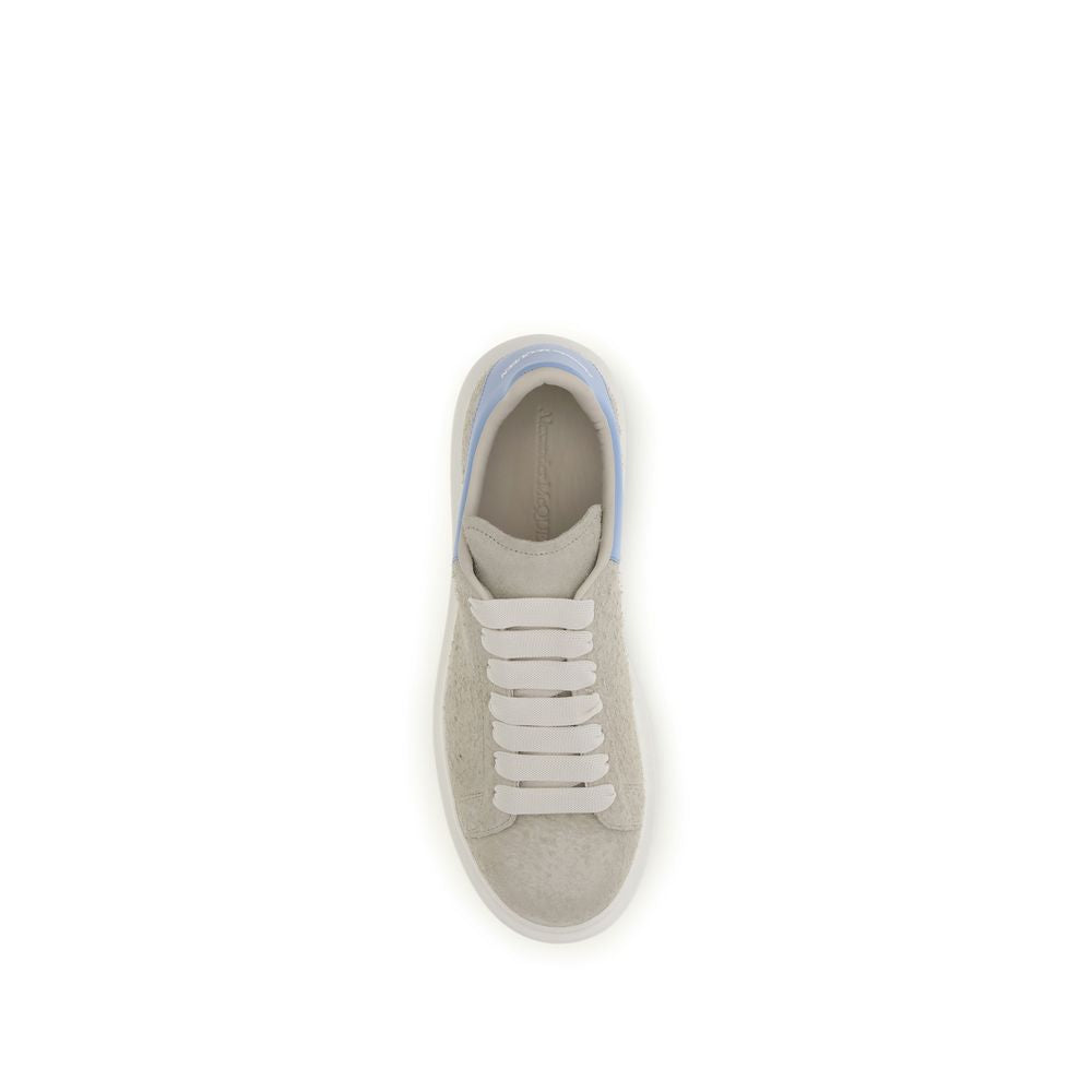 Sneakers by Alexander McQueen for men in bos taurus calf suede leather beige & signature features an versatile design from the Icon Men's Chunky Bos Taurus Calf Suede Leather Sneakers collection, highlighting a versatile chunky style for a premium, high-fashion look.