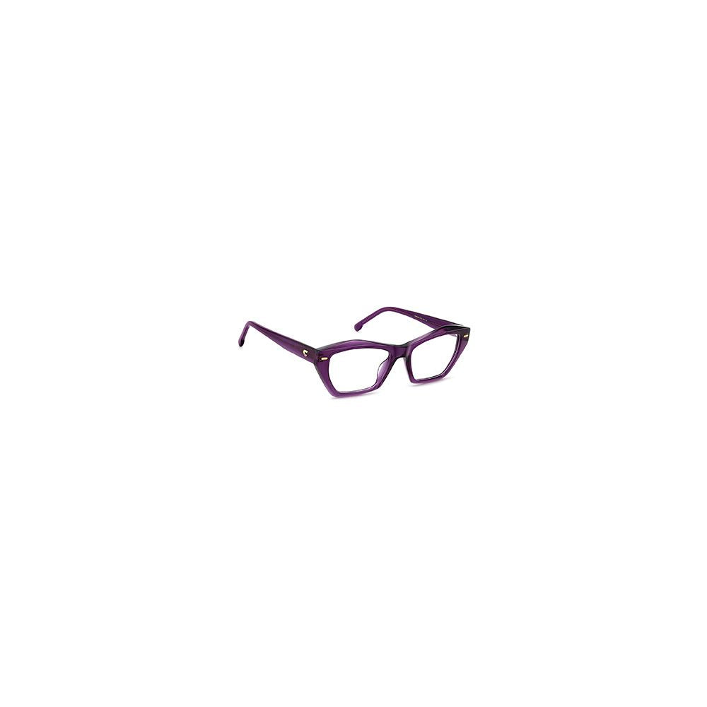Eyeglasses Frames by Carrera for women in multicolor features a refined silhouette, showcasing a refined purple coloured frame and full-frame frame design for a sophisticated, premium look.
