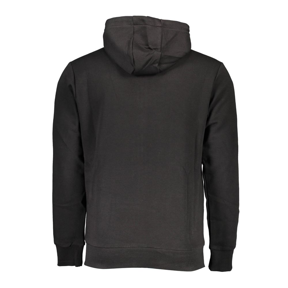 Hooded Sweatshirt Hoodie by U.S. Grand Polo for men in cotton polyester black & signature features a slouchy chic silhouette, detailed with a slouchy chic and a signature for an elevated aesthetic.