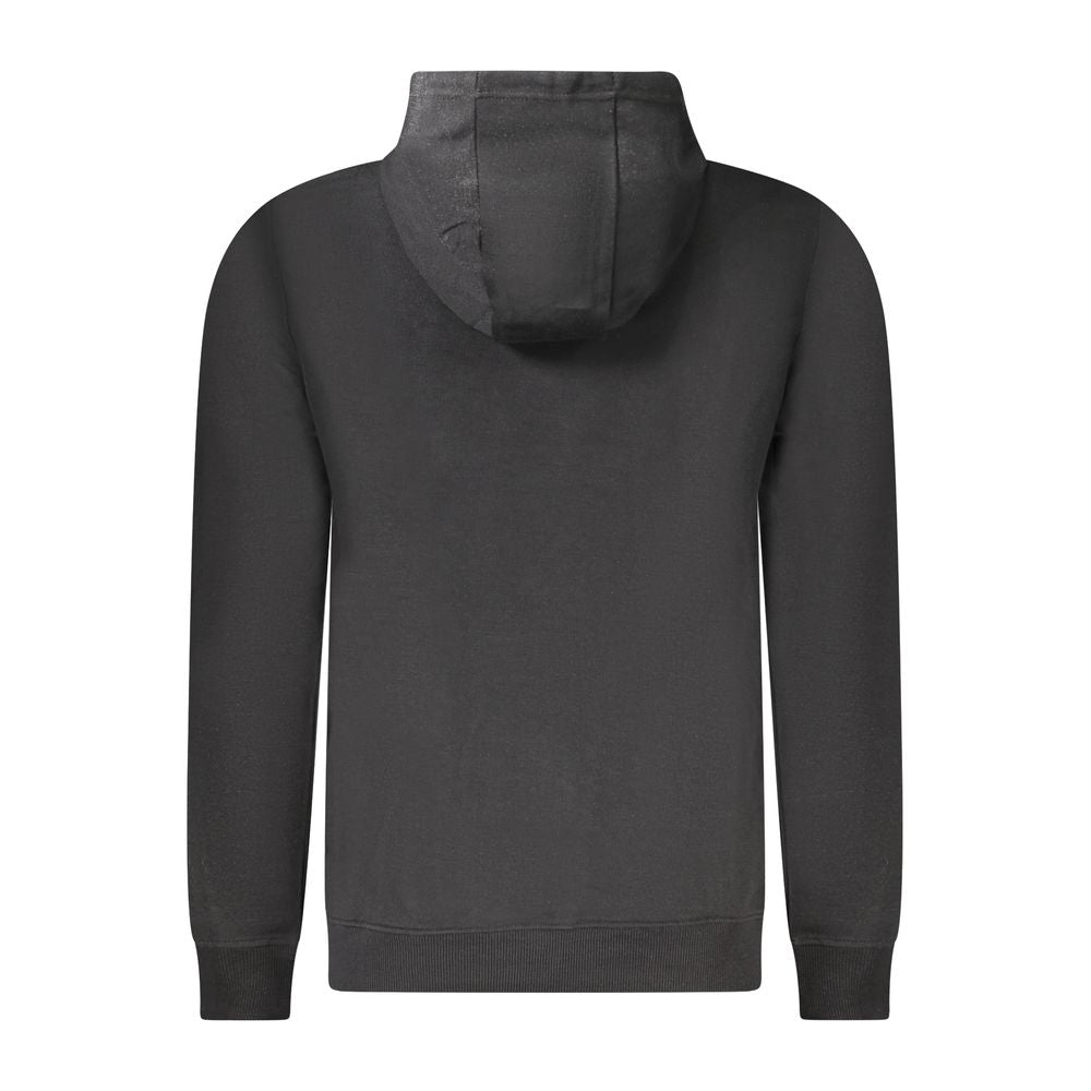 Hooded Sweatshirt Hoodie by U.S. Grand Polo for men in cotton polyester black features a slouchy chic silhouette, detailed with a slouchy chic and a signature hooded neckline for an elevated aesthetic.