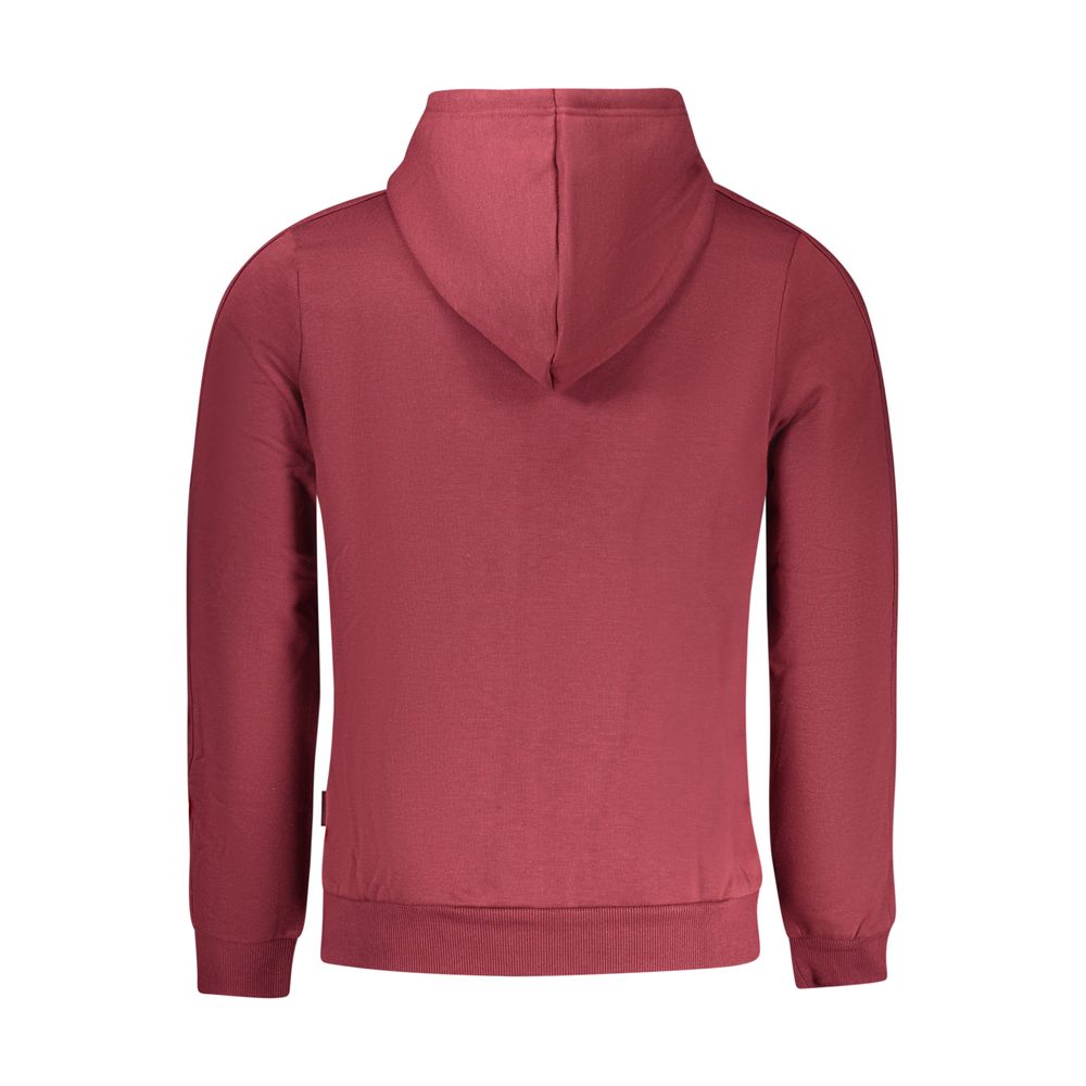 Hooded Sweatshirt Hoodie by U.S. Grand Polo for men in cotton polyester red & print features a authentic silhouette, showcasing a sophisticated hooded neckline and authentic detail for a refined finish.