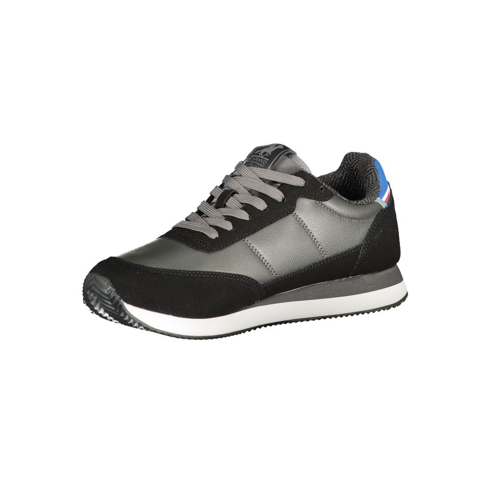 U.S. Grand Polo Men's Athletic Polyester & Polyurethane Sneakers - Black