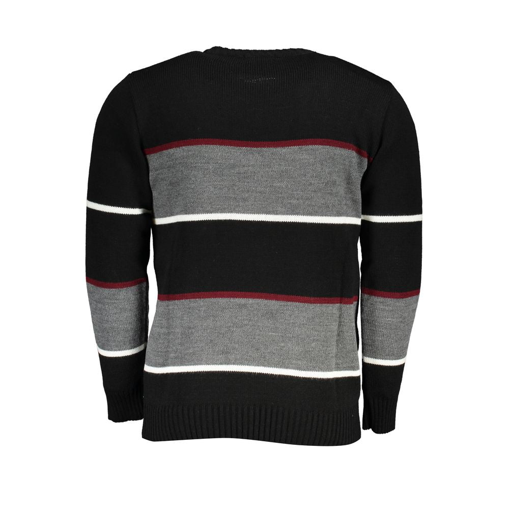 Sweatshirt by U.S. Grand Polo for men in acrylic black features an enviable silhouette, showcasing a premium and refined for a truly enviable finish.