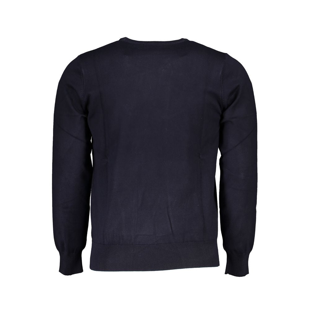 Sweatshirt by U.S. Grand Polo for men in nylon & viscose blue features an enviable silhouette, showcasing a premium and refined crew neckline for a truly enviable finish.