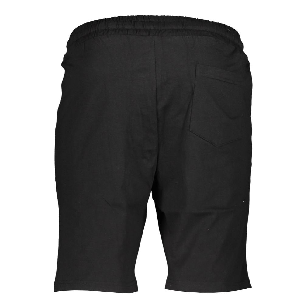 Activewear Shorts by U.S. Grand Polo for men in cotton black features a kinetic silhouette, showcasing adjustable-waistband with a kinetic athletic, short, and for a premium athletic look.
