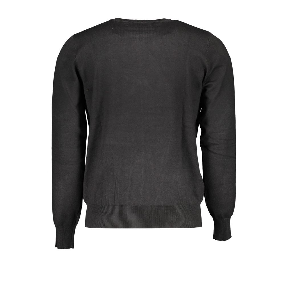 Sweatshirt by U.S. Grand Polo for men in nylon & viscose black presents a smart casual silhouette, featuring a smart casual and for a sophisticated look.