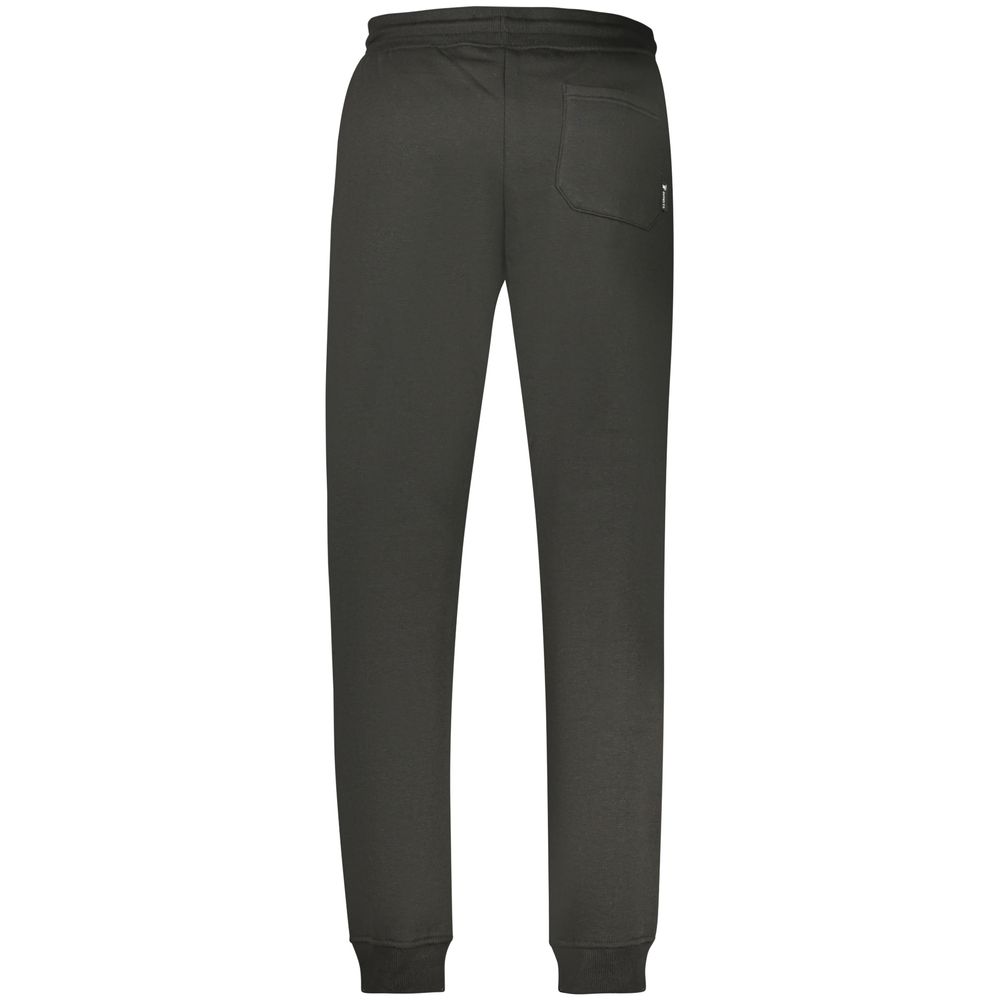 Jogger Sweatpants by U.S. Grand Polo for men in cotton polyester black & print features an dynamic athletic with long, , and functional adjustable-waistband for an dynamic silhouette.