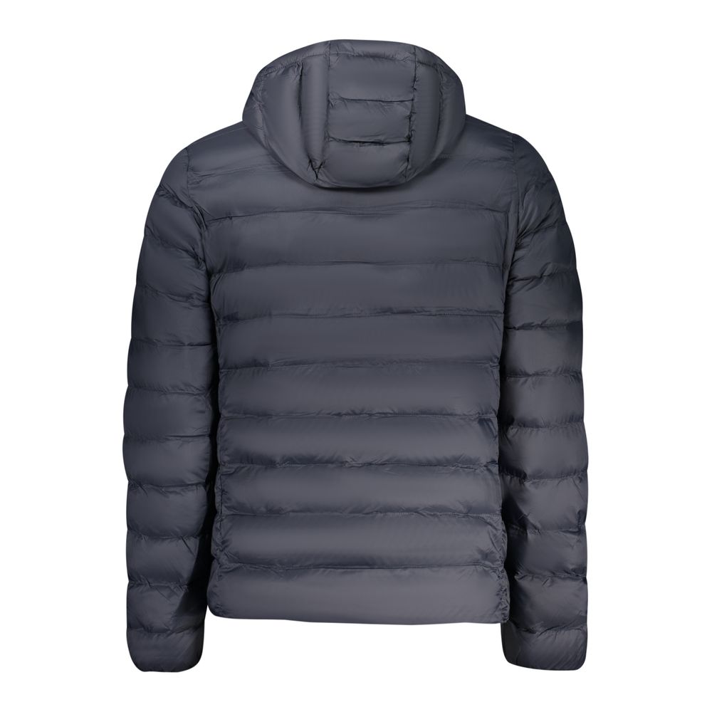 Hooded Windbreaker Jacket by U.S. Grand Polo for men in polyester blue & signature features an stylish silhouette, showcasing a sophisticated and performance-driven lightweight, pockets, hooded & windproof for a premium, stylish look.