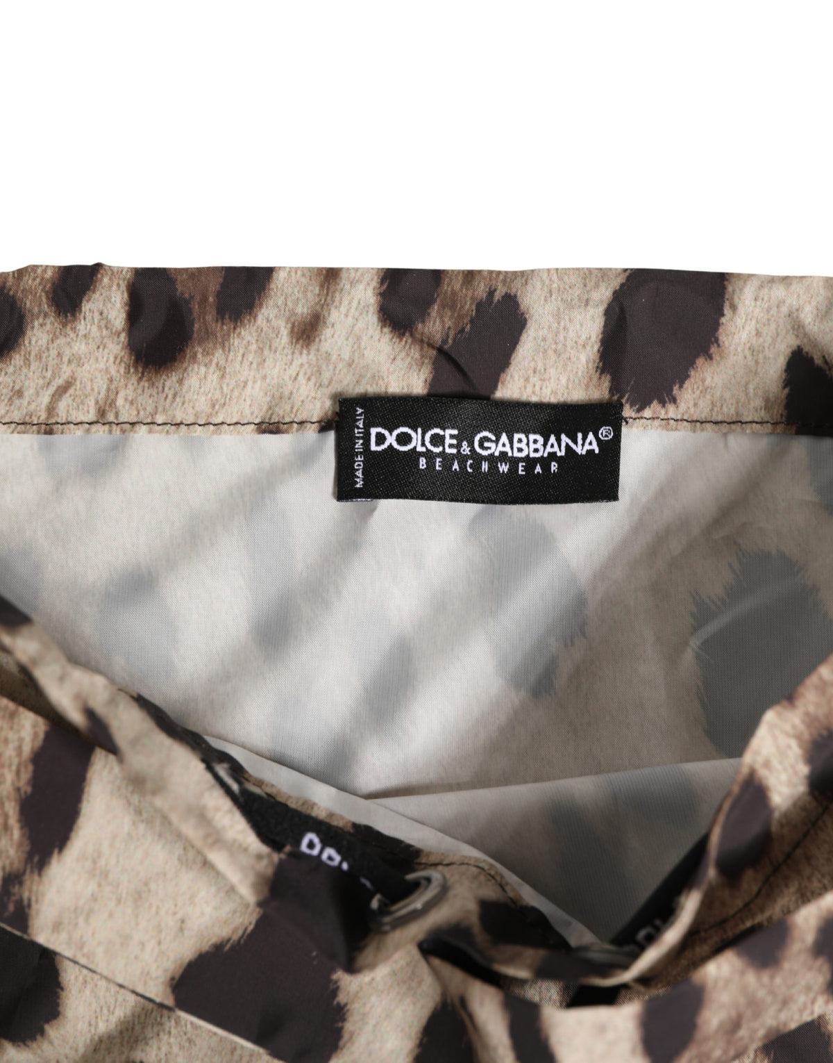 Dolce & Gabbana Men's Stretch Nylon Activewear Shorts - Multicolor Patterned