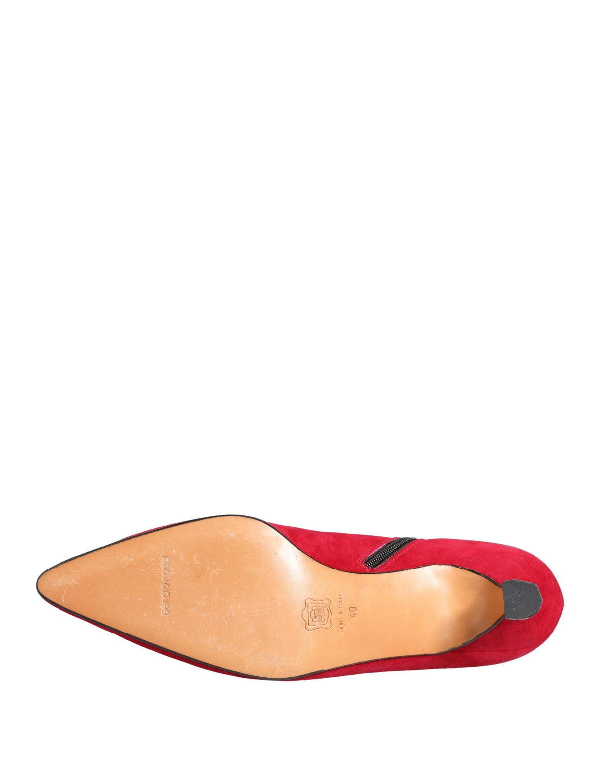 Dolce & Gabbana Women's Suede Leather Ankle Boots - Red