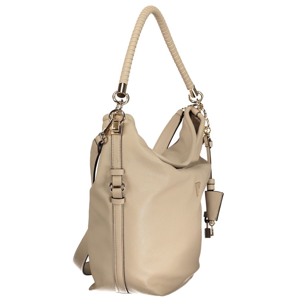 Shopper Handbag by Guess Jeans for women in polyethylene beige features a exquisite silhouette, showcasing a secure snap and exquisite external-pockets & internal-pockets with versatile shoulder-strap, adjustable-strap & handle for a exquisite finish.