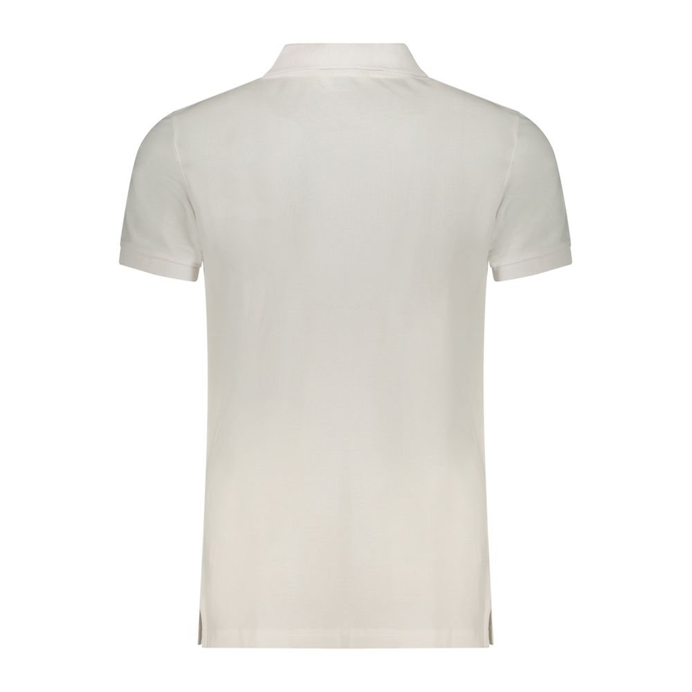 Polo Shirt by Ellesse for men in cotton white presents a crisp silhouette, artfully detailed with a crisp and crisp .