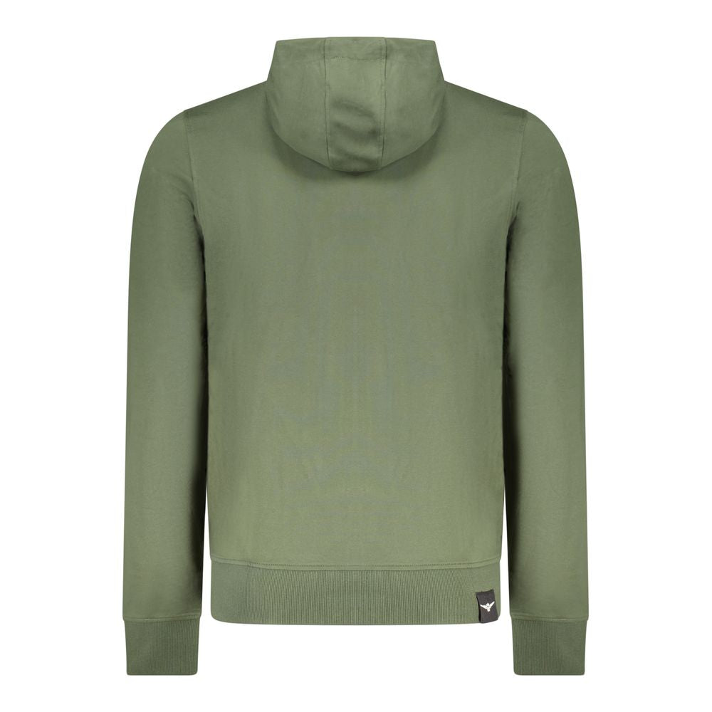 Sweatshirt by Accademia Militare for men in cotton green features an provocated silhouette, detailed with a provocated and a refined for a sophisticated aesthetic.
