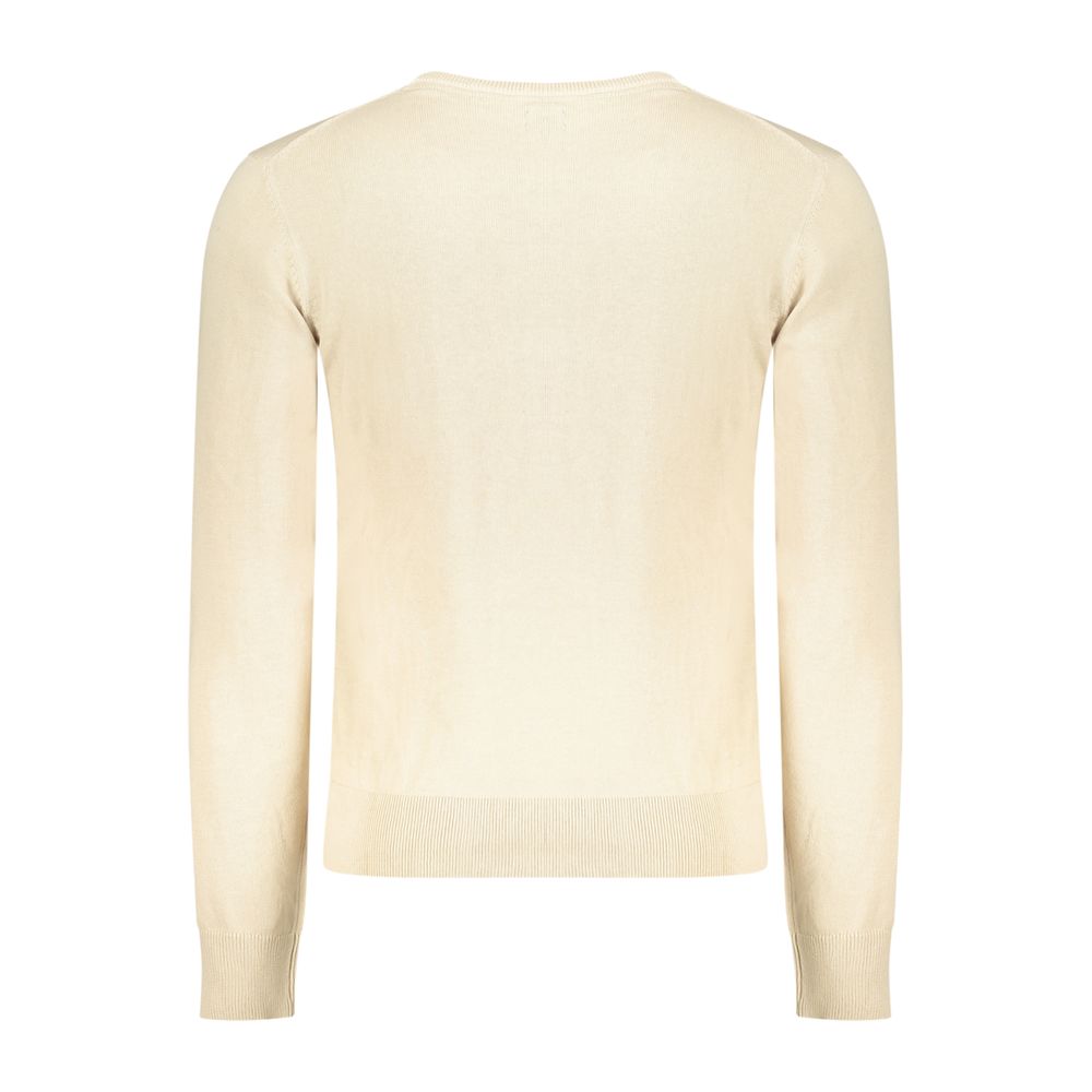 Sweatshirt by U.S. Grand Polo for men in polyamide polyester & cotton beige & brown showcases a slouchy chic silhouette, artfully detailed with a slouchy chic and for a slouchy chic finish.
