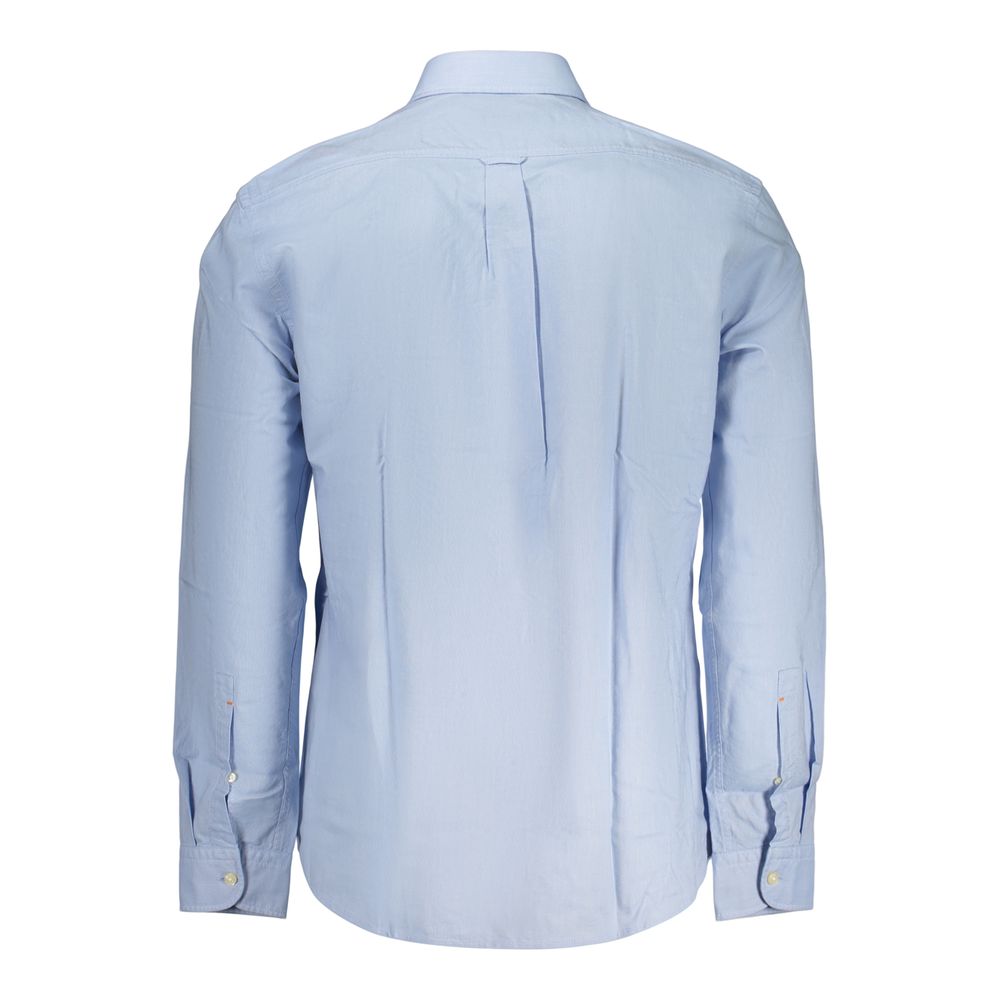 Dress Shirt by Hugo Boss for men in cotton azzurro features an architectural silhouette with a refined and elegant for a architectural look.