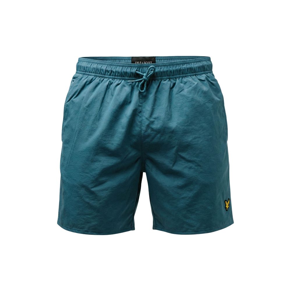 Lyle & Scott Men's Lightweight Polyamide Swim Shorts - Blue