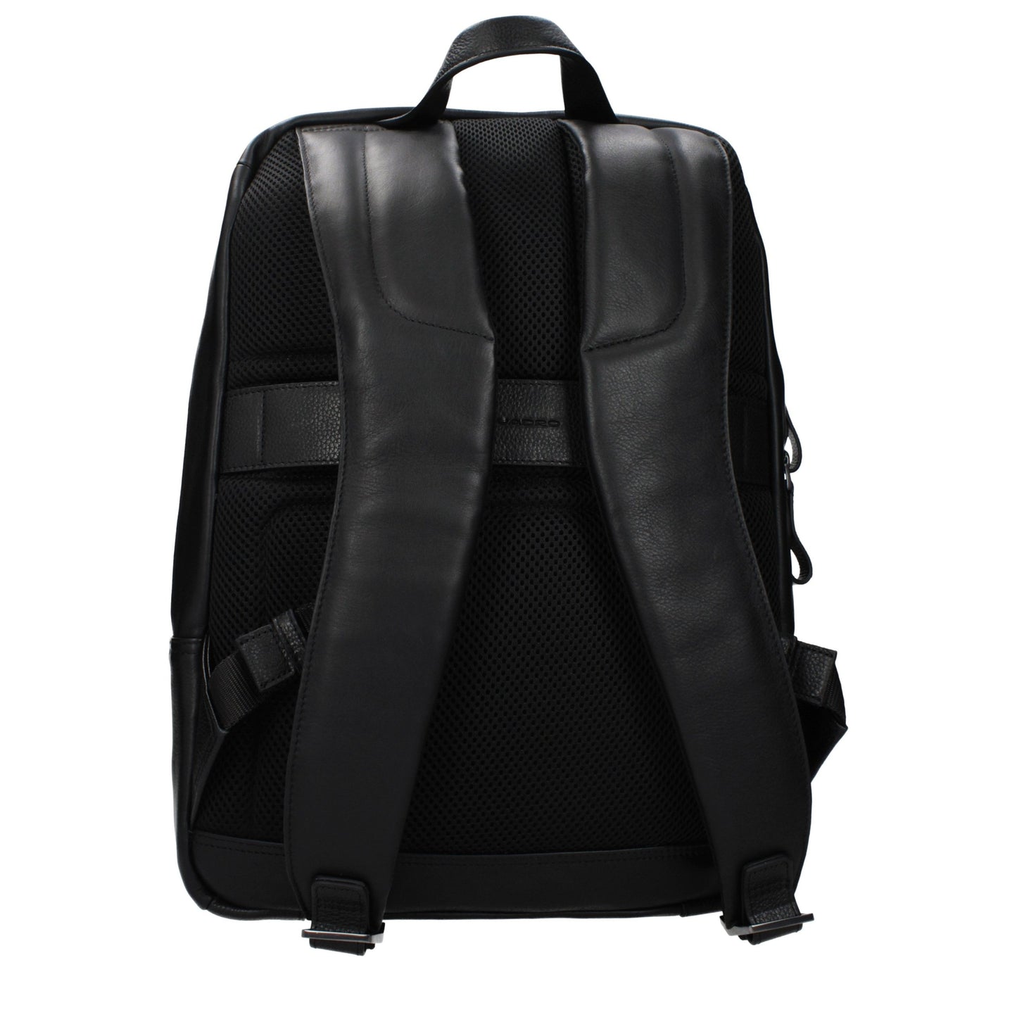 Backpack by Piquadro for men in leather black presents a stately Leather Backpack design, showcasing a secure with ample and versatile backpack-strap & adjustable-strap for a stately finish.