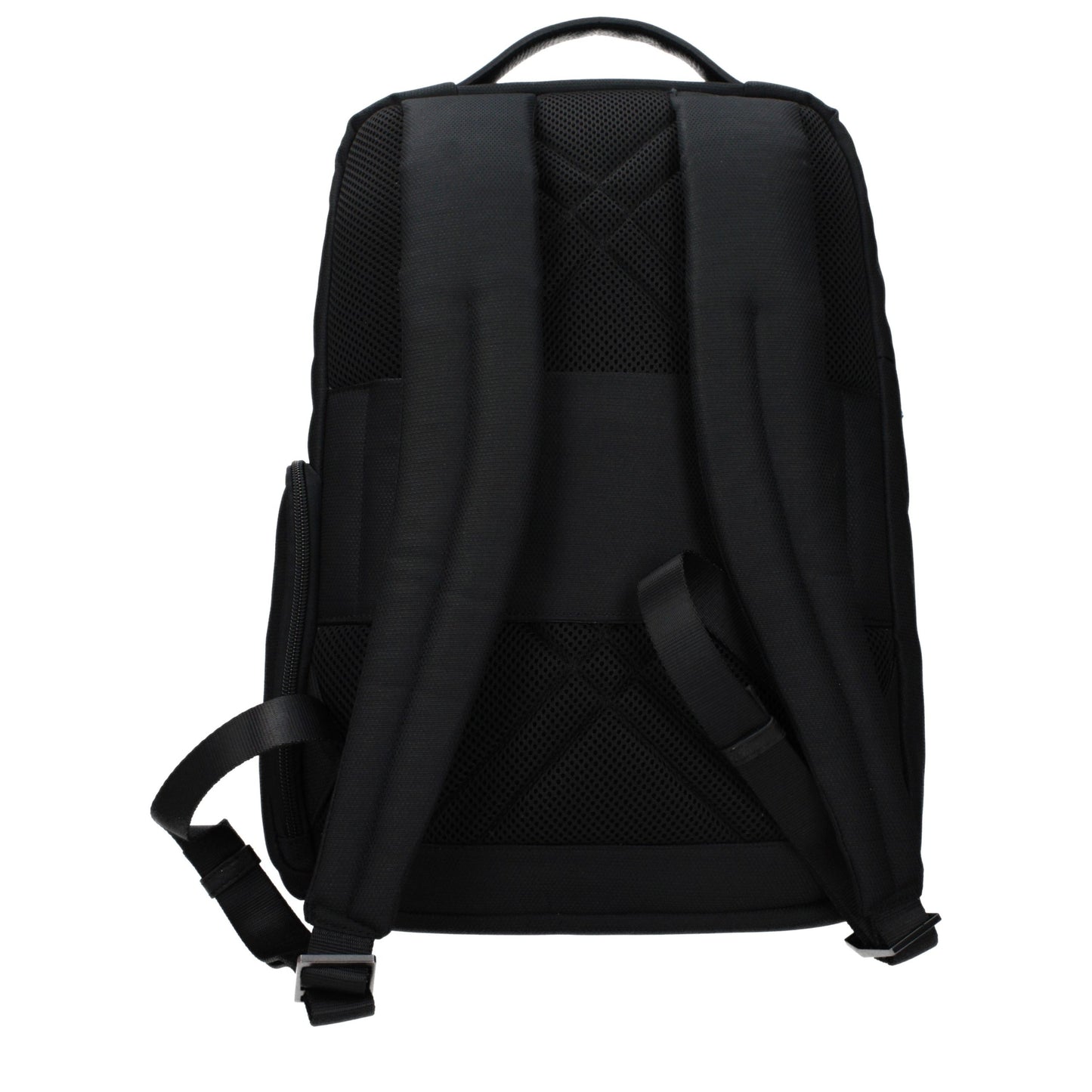 Backpack by Piquadro for men in fabric black features an stately silhouette from the Fabric Backpack range, with a secure , ample , and versatile backpack-strap & adjustable-strap.
