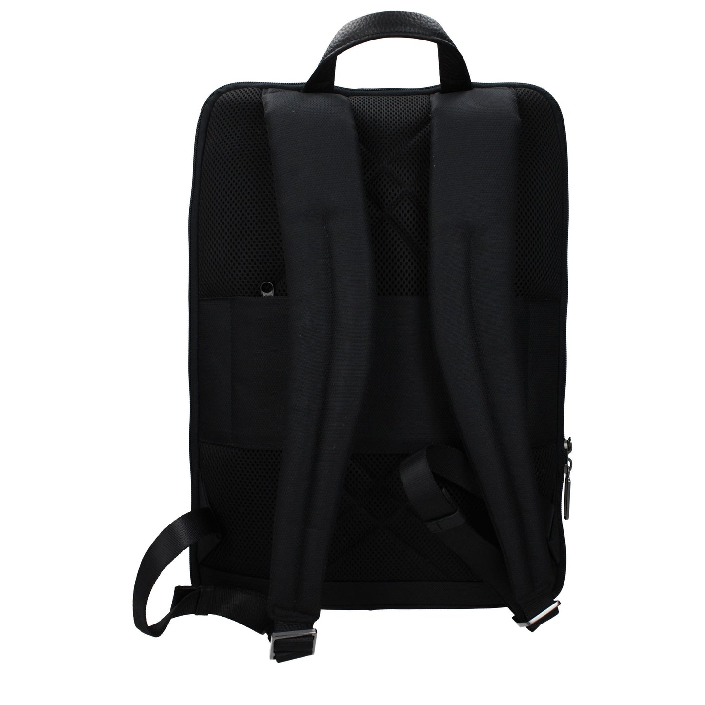 Backpack by Piquadro for men in fabric black showcases a stately Fabric Backpack design, featuring a secure with stately and versatile backpack-strap & adjustable-strap.
