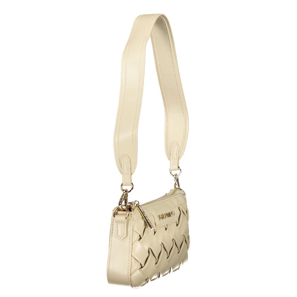 Shopper Handbag by Mario Valentino for women in polyethylene beige features a exquisite silhouette, showcasing a secure zipper and exquisite internal-pockets with versatile shoulder-strap, adjustable-strap & handle for a exquisite finish.