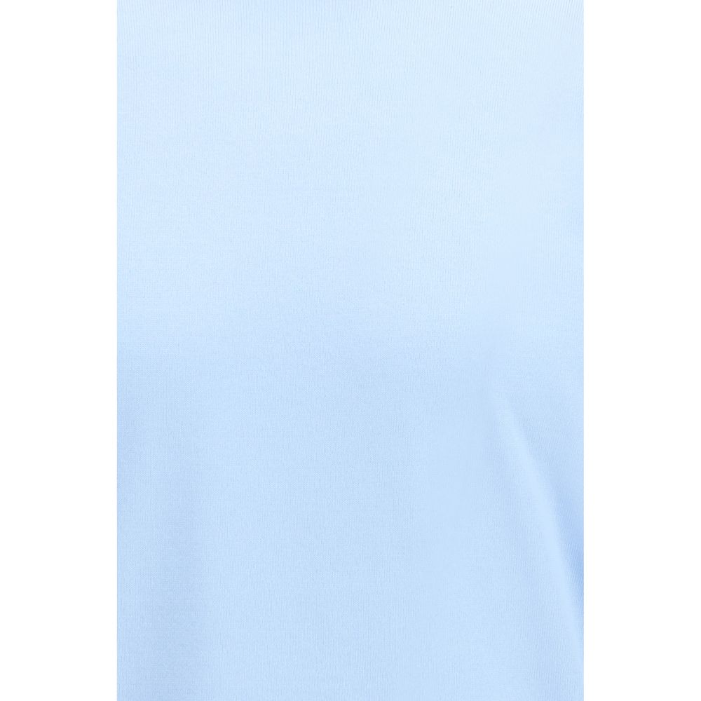 Sweatshirt by Prada for men in cotton blue features an provocated silhouette, detailed with a provocated and a refined for a sophisticated aesthetic.
