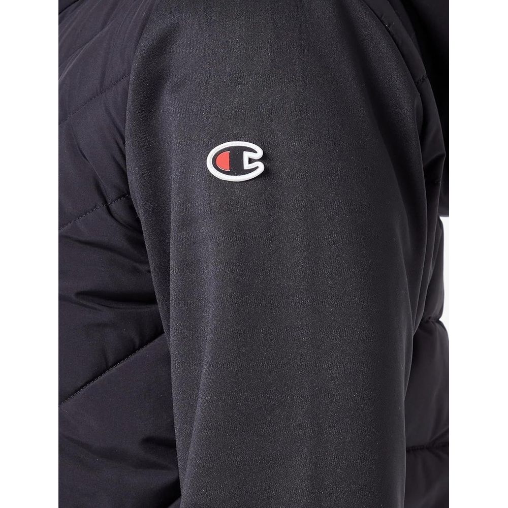 Champion Women's Lightweight Windproof Polyester Windbreaker Jacket - Black