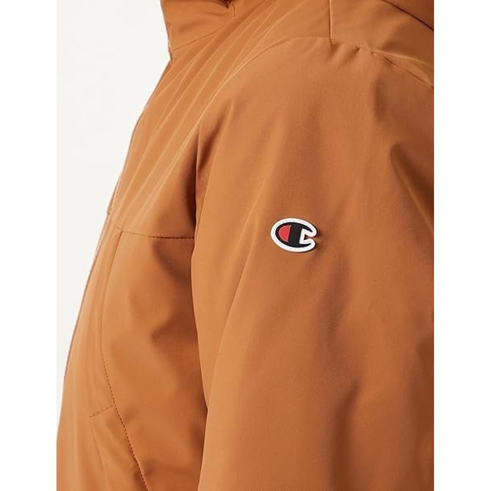 Champion Women's Lightweight Windproof Stretch Polyamide Polyester Windbreaker Jacket - Brown