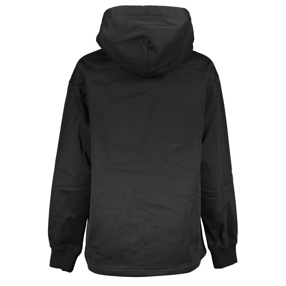 Calvin Klein Women's Polyester Hooded Sweatshirt Hoodie - Black Signature