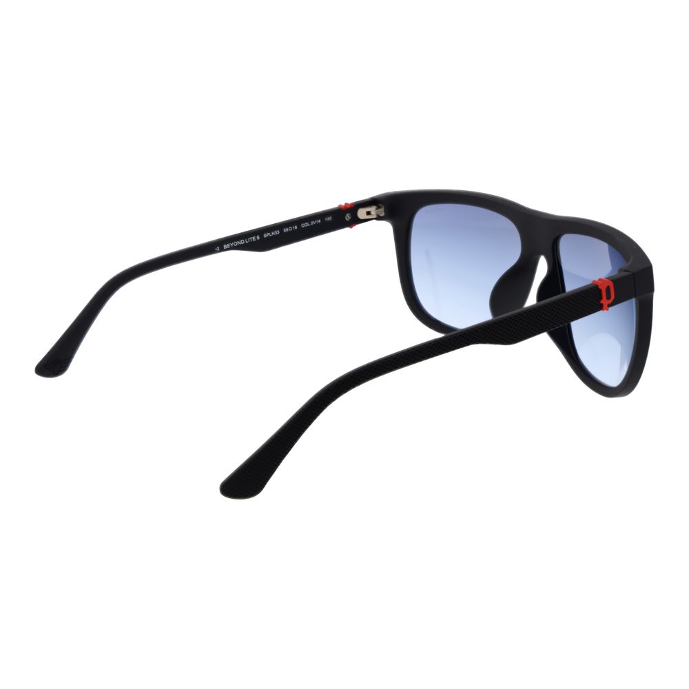 Police Panto Gradient Medium-Tint Plastic Sunglasses - Black