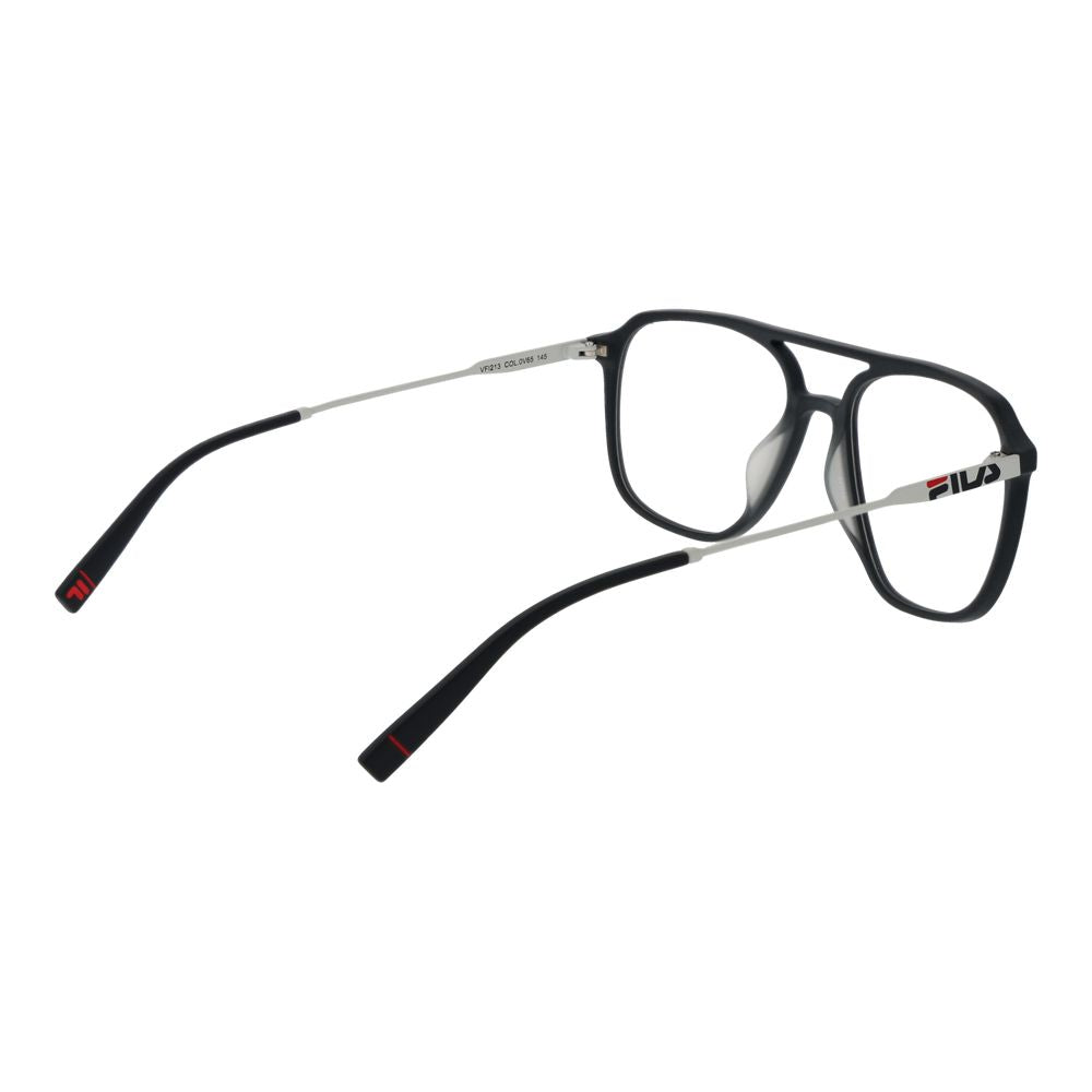 Eyeglasses Frames by Fila for men in plastic gray features an refined silhouette, showcasing the refined gray coloured frame and sophisticated full-frame frame design.