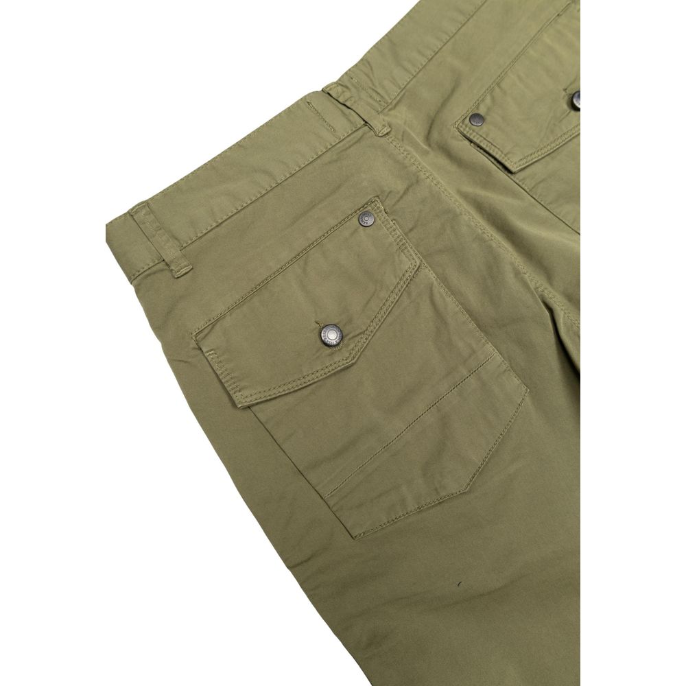 Bermuda Shorts by Refrigiwear for men in stretch cotton green features a eye catching and short with a eye catching .