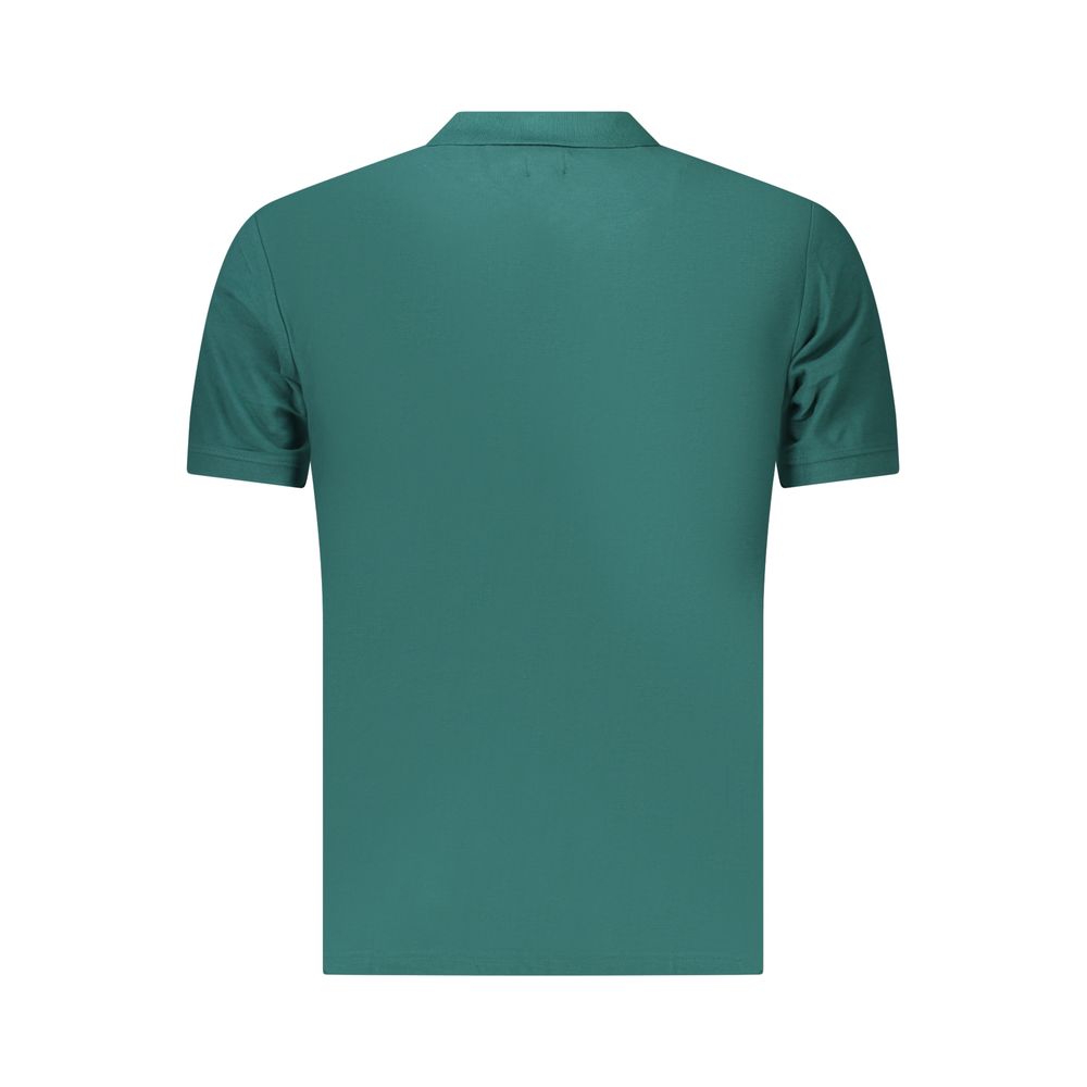 U.S. Grand Polo Men's Cotton Shirt - Green Print