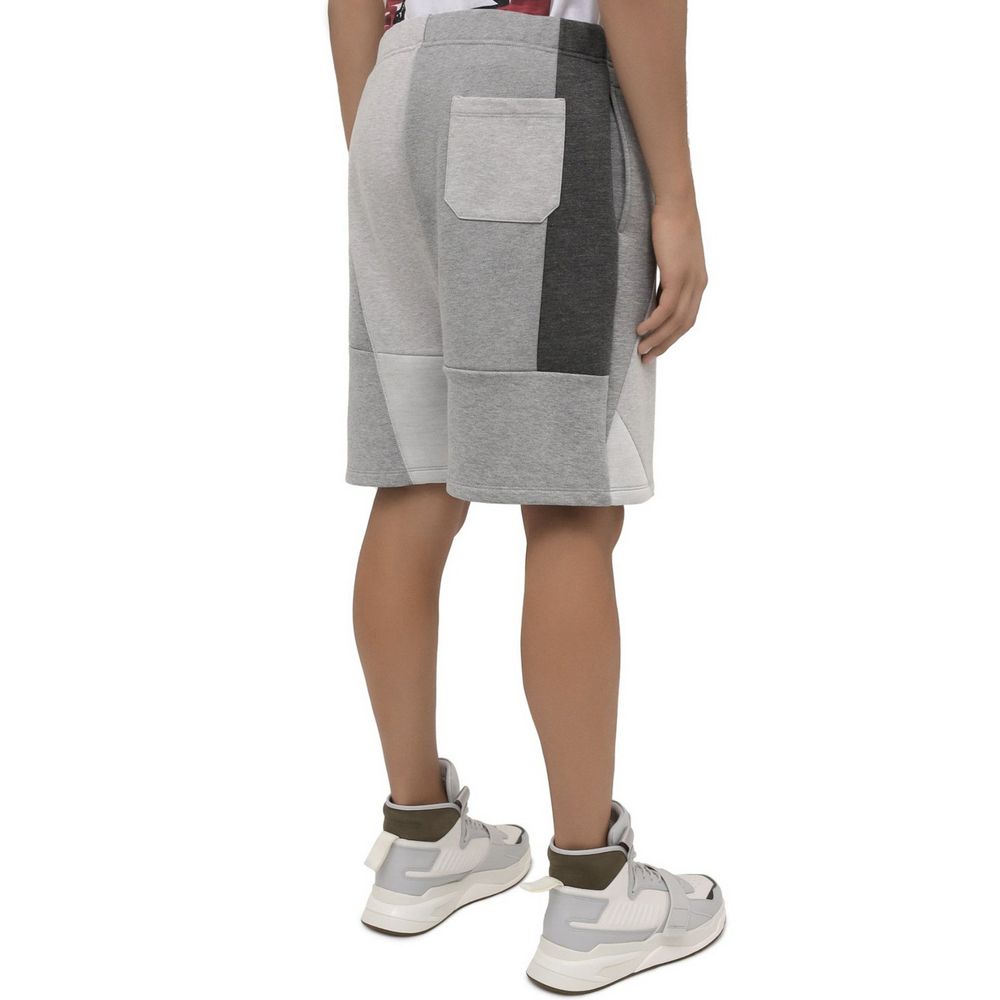 Valentino Garavani Men's Modal Activewear Shorts - Gray