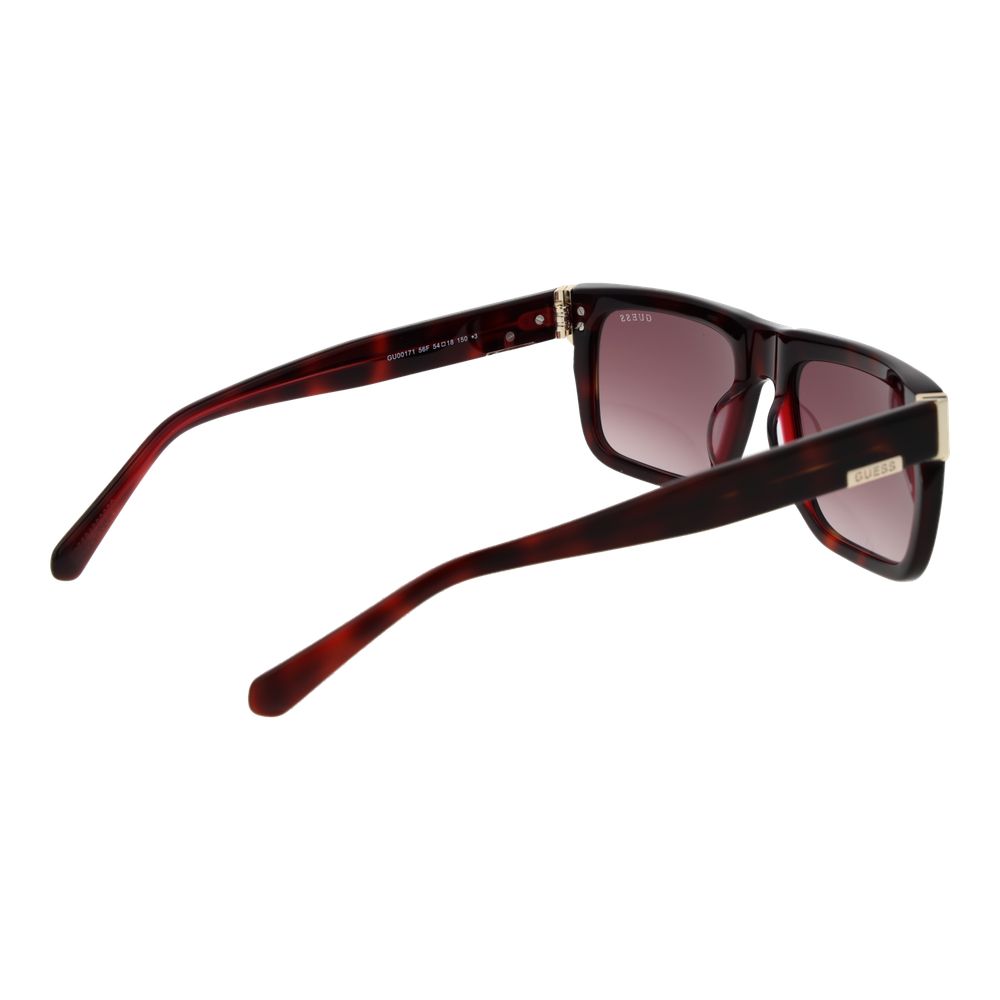 Guess Rectangle Gradient Dark Tint Acetate Sunglasses - Brown