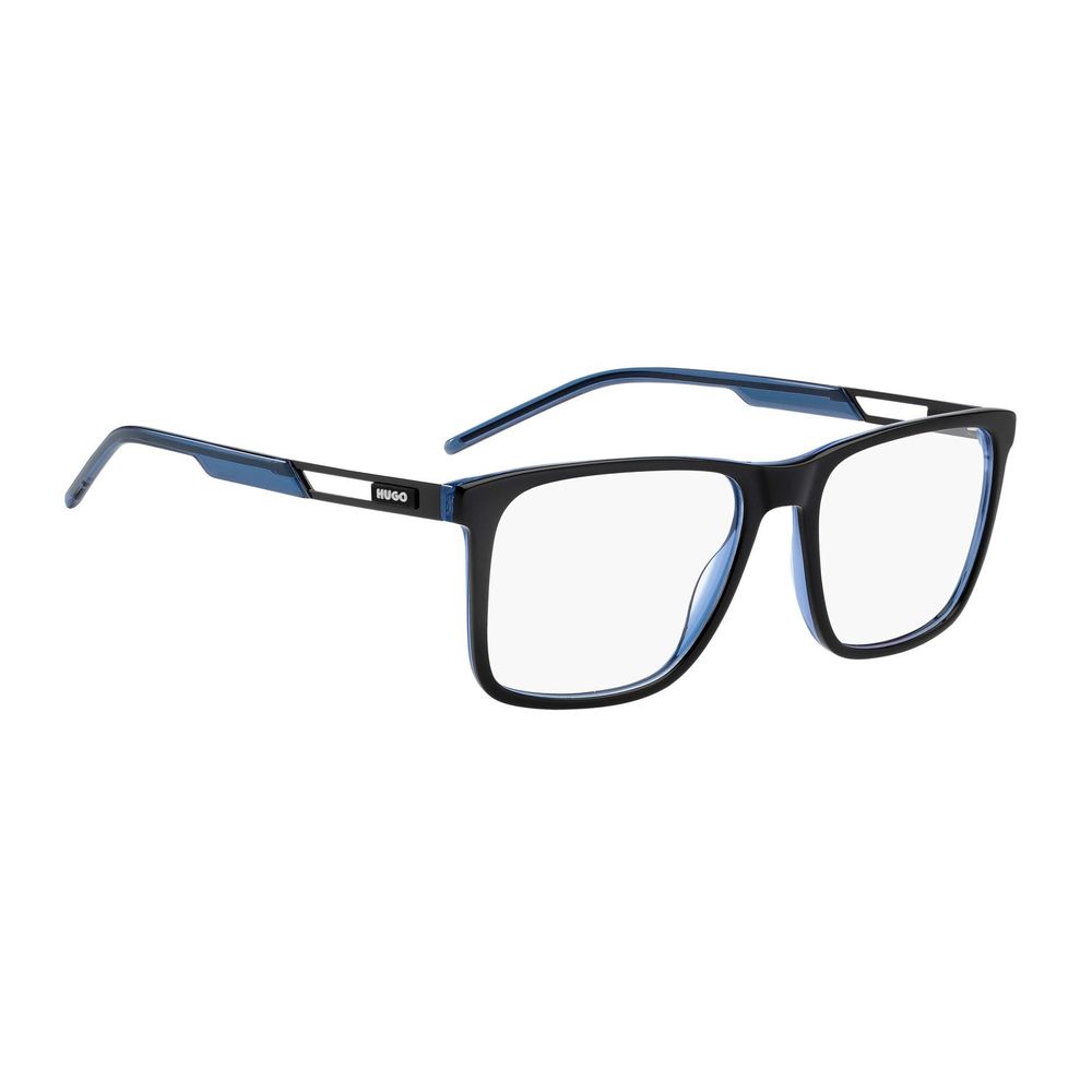 Eyeglasses Frames by Hugo Boss for men in acetate multicolor features an refined silhouette, showcasing the refined multicolor coloured frame and sophisticated full-frame frame design.