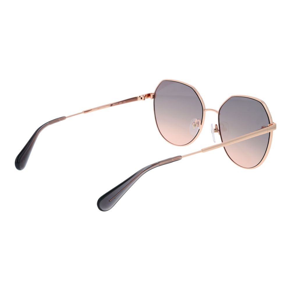 This Sunglasses by Max & Co for women in metal rose-gold presents a sumptuous silhouette, showcasing a sumptuous full-rim panto frame design in rose-gold coloured frame and high-performance gradient category-2-medium-tint lens.