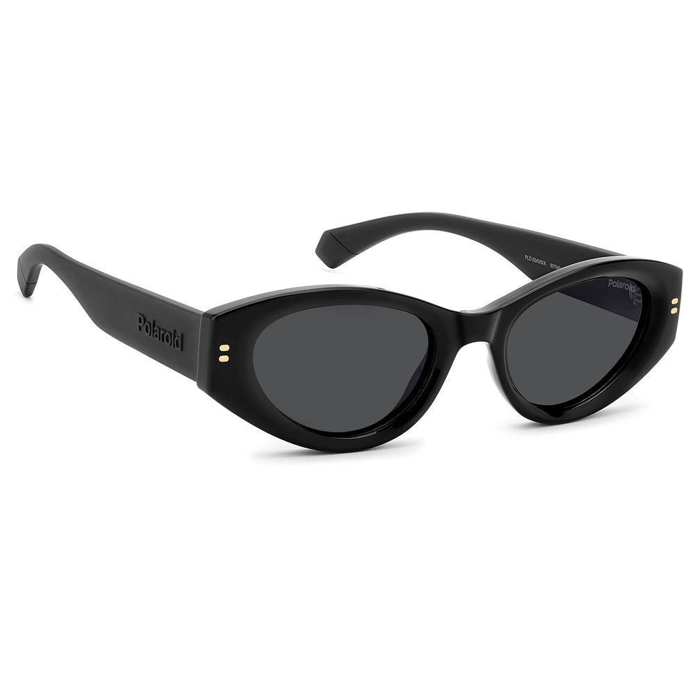 Polaroid Cat Eye Dark Tint Acetate Sunglasses - Black