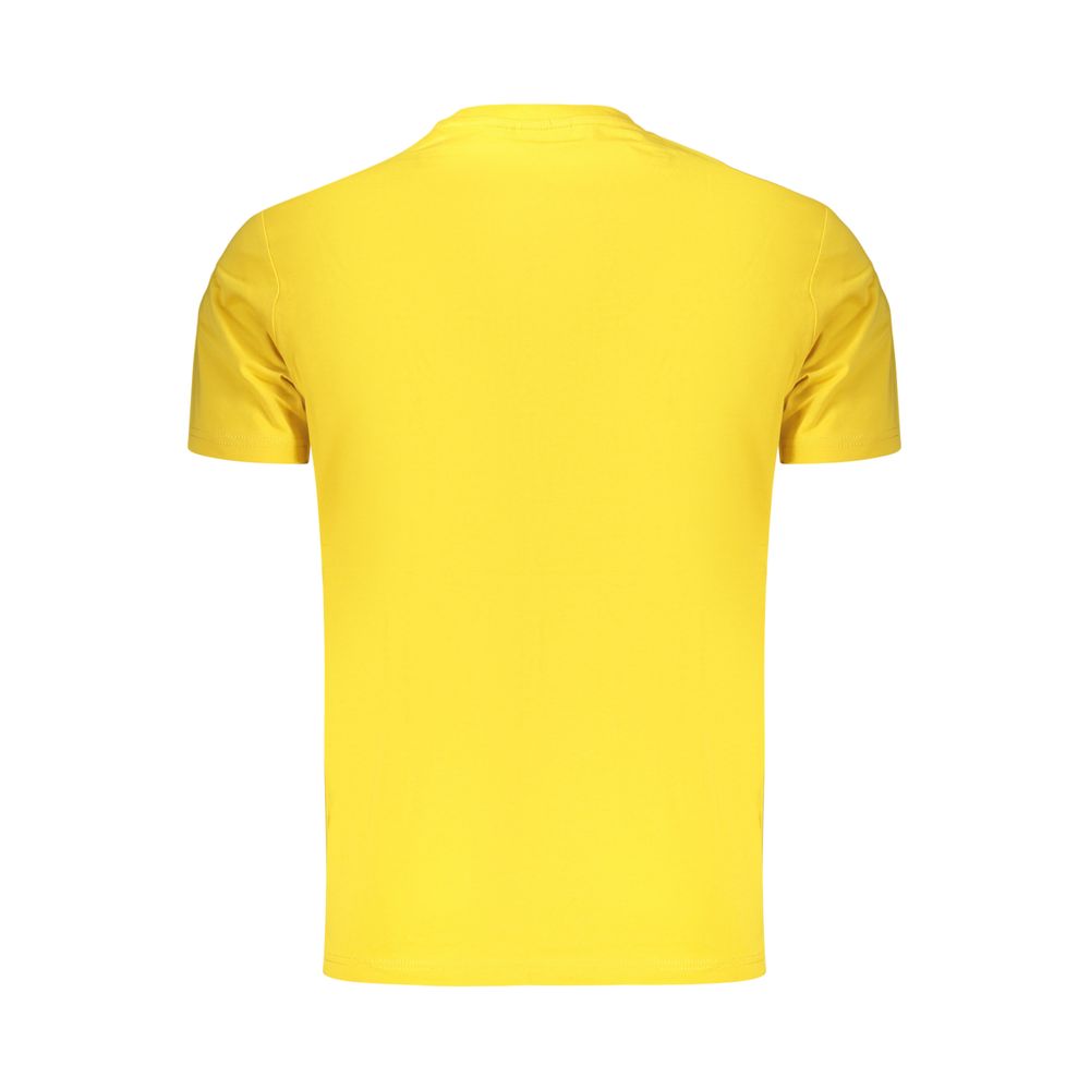 T-Shirt by Napapijri for men in cotton yellow showcases a chic silhouette, artfully detailed with a chic and for a chic finish.