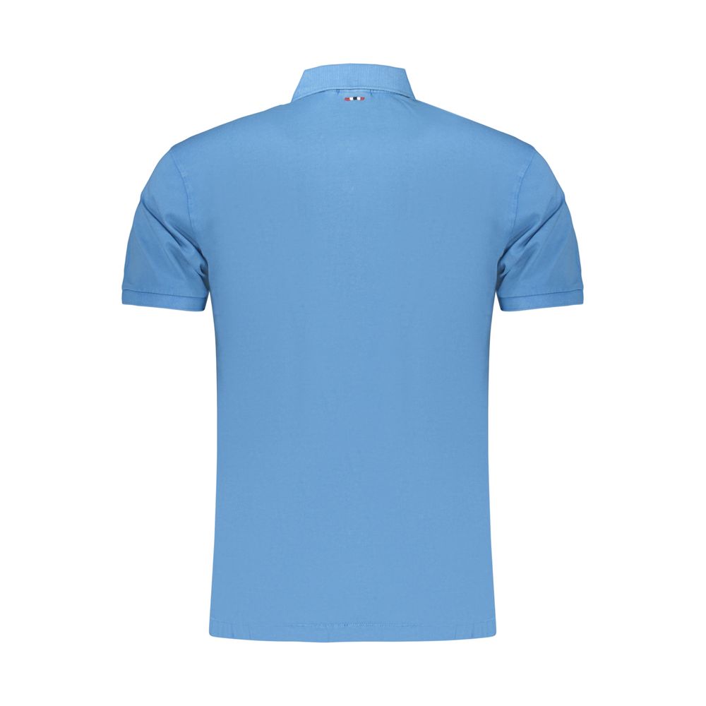 Polo Shirt by Napapijri for men in cotton blue showcases a enviable silhouette, featuring a refined and for a enviable finish.