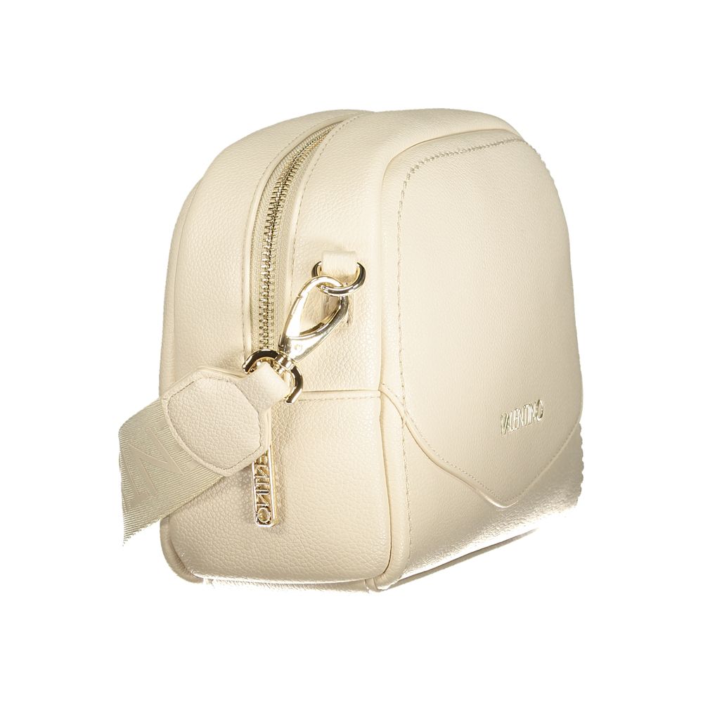 Mario Valentino City Polyurethane Evening Handbag - Beige