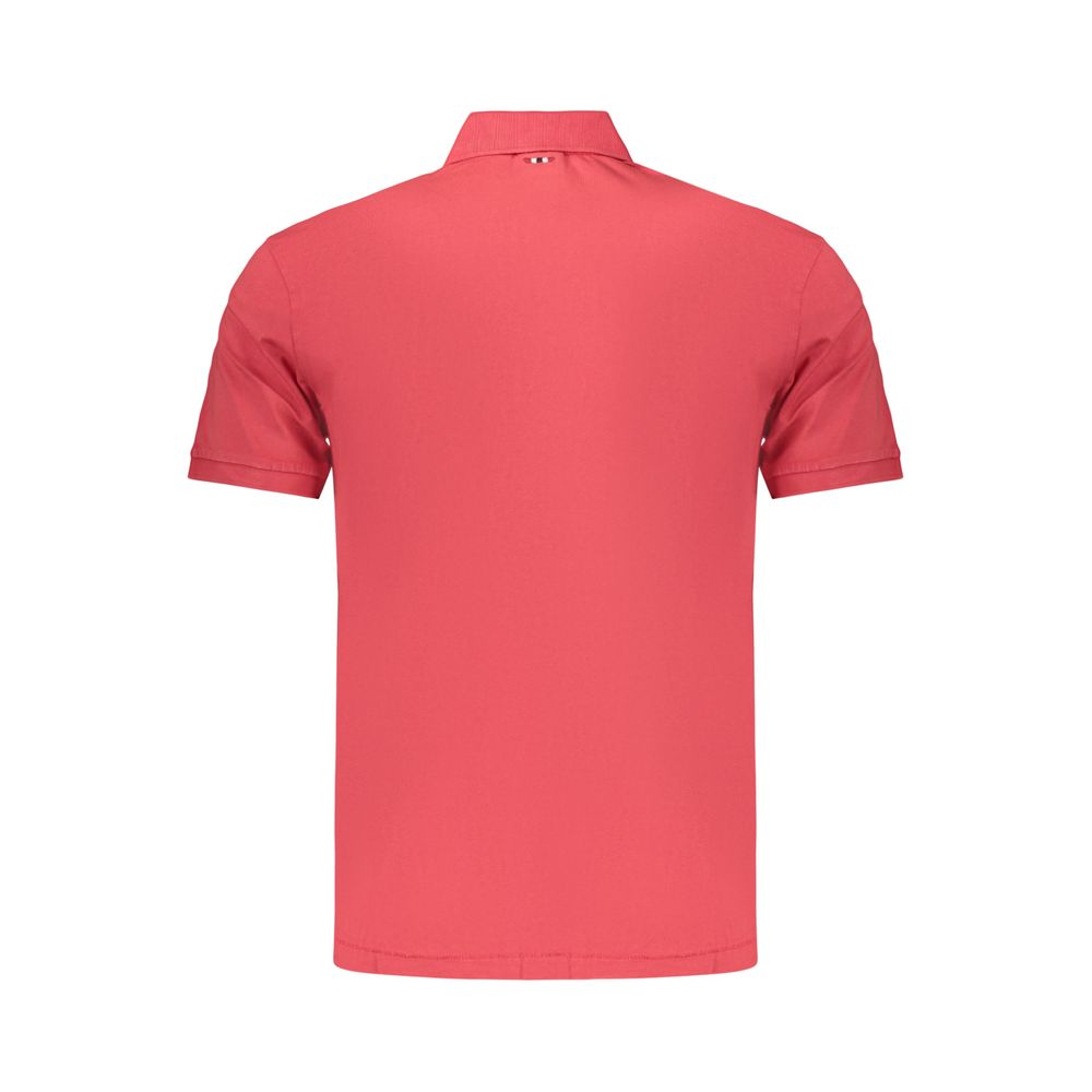 This Polo Shirt by Napapijri for men in cotton red & print presents a flawless silhouette, showcasing flawless detailing and a refined for a truly flawless aesthetic.