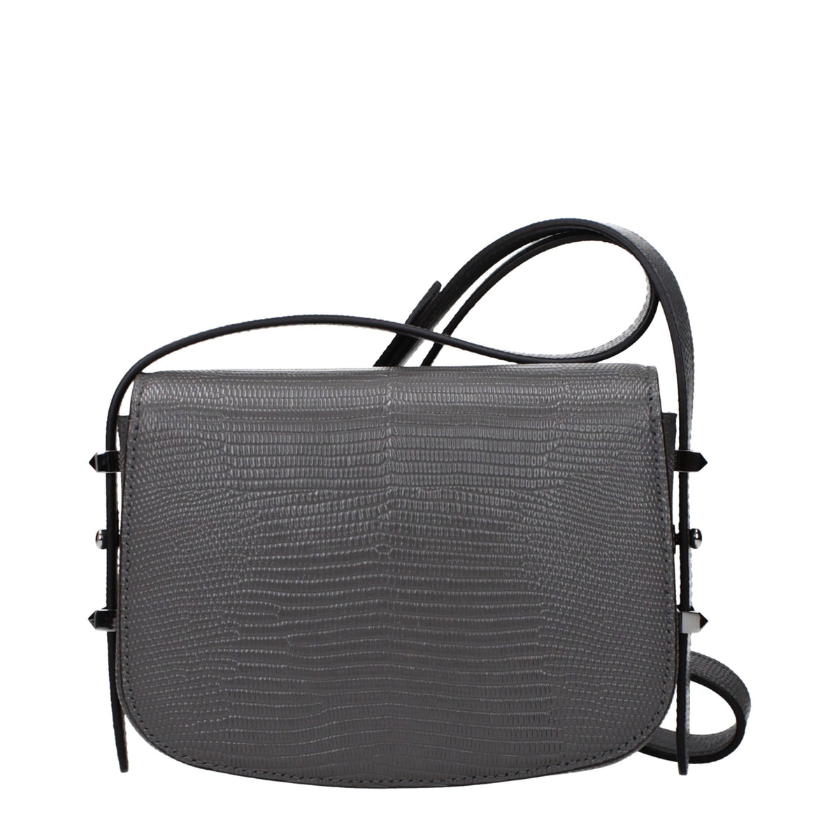 Jimmy Choo Leather Shoulder Bag - Gray
