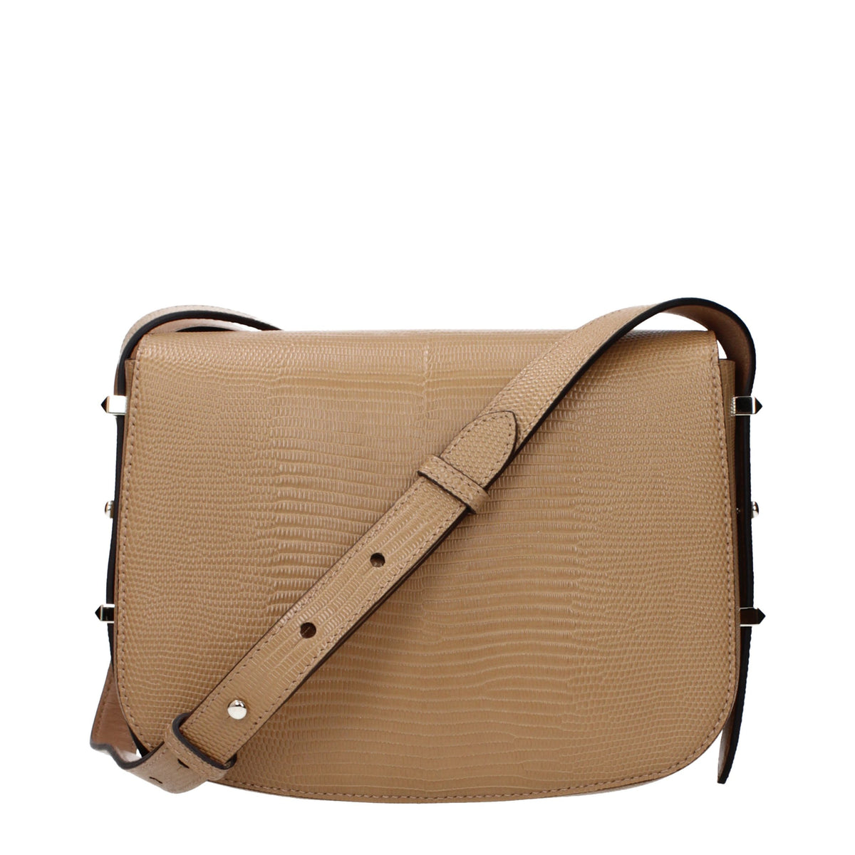 Jimmy Choo Leather Crossbody Handbag - Brown