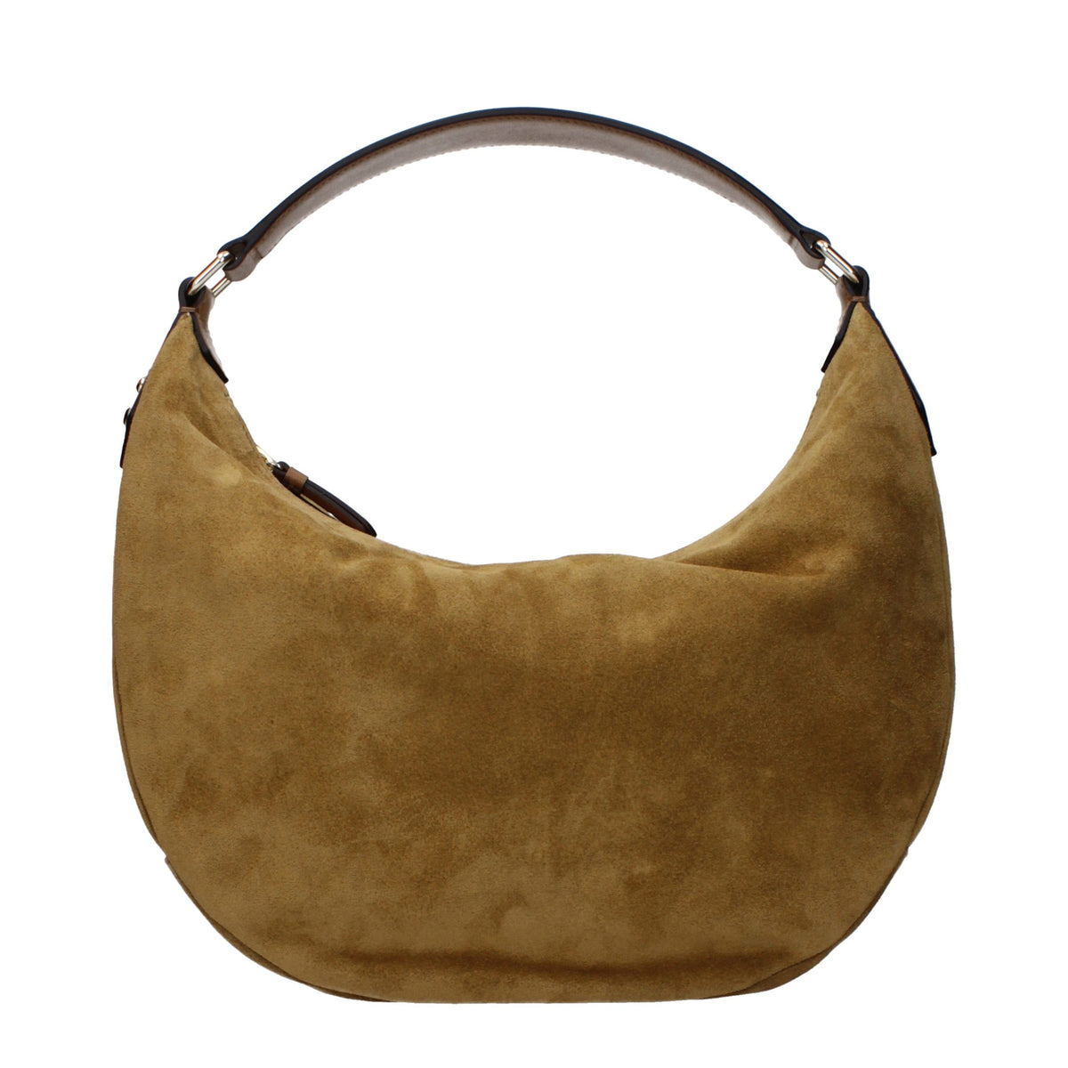 Jimmy Choo Suede Leather Shoulder Bag - Brown