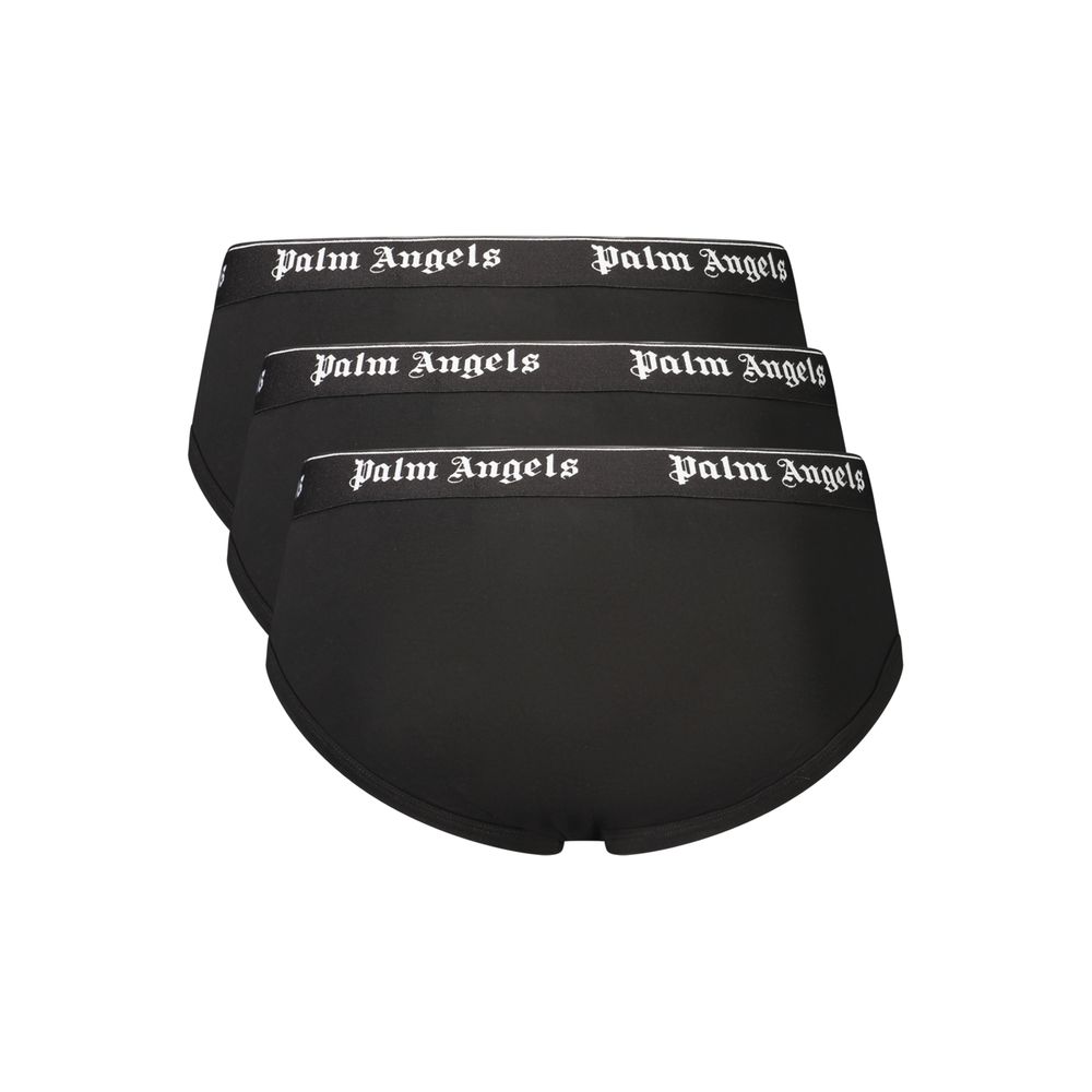 Palm Angels Men's Stretch Cotton Underwear Briefs - Black