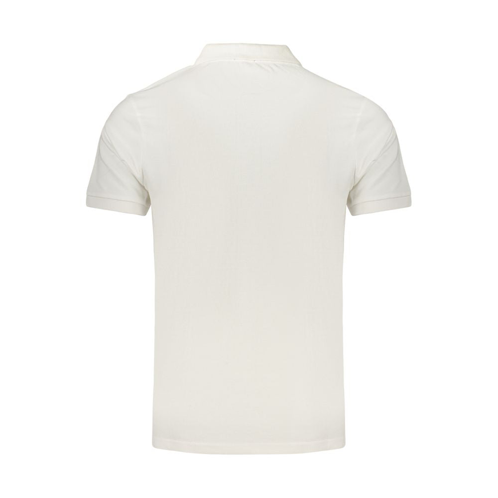 Polo Shirt by Rifle for men in cotton blue & white presents a sleek silhouette, featuring a refined and for a sleek finish.