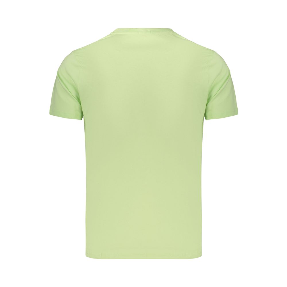 T-Shirt by Rifle for men in cotton green showcases a chic silhouette, artfully detailed with a chic and for a chic finish.