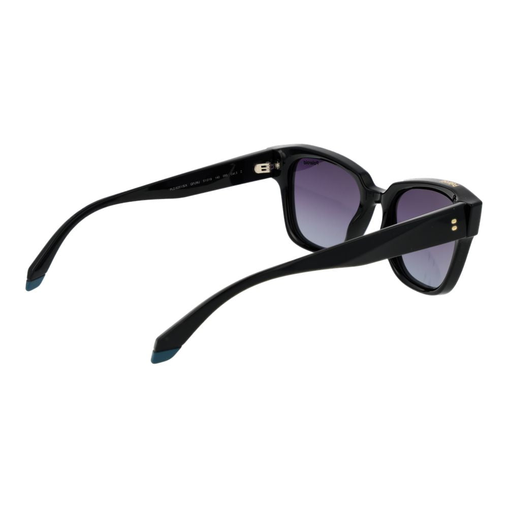 Polaroid Cat-Eye Polarized Gradient Dark-Tint Polycarbonate Sunglasses - Black